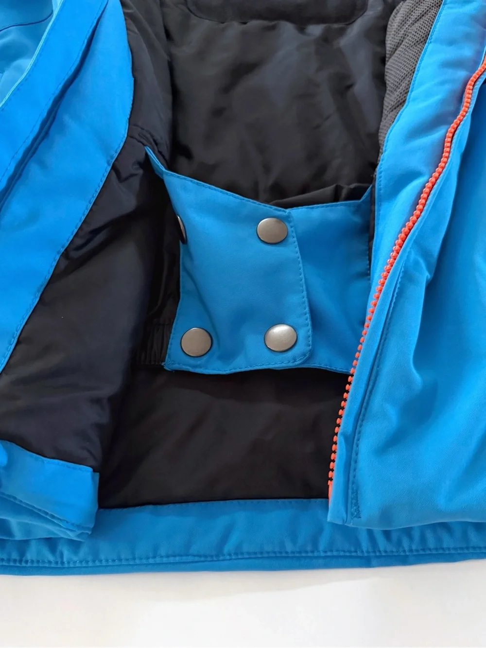 Spyder Boys 16 Blue Red Black Insulated Ski Jacket Hooded Sportswear Gorpcore
